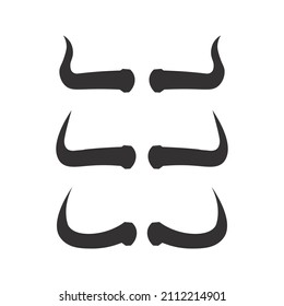 Bull and buffalo head cow animal  mascot logo design vector for sport horn buffalo animal mammals head logo wild matador