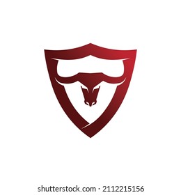 Bull and buffalo head cow animal  mascot logo design vector for sport horn buffalo animal mammals head logo wild matador