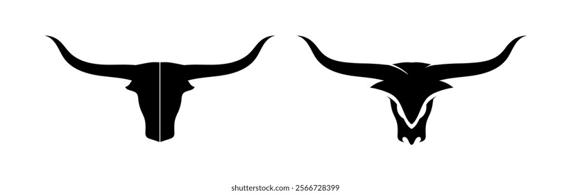 Bull buffalo head, cow, animal mascot logo design vector for sport horn buffalo, animal, mammals, head logo, wild, matador.