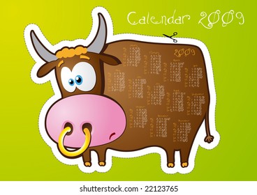 Bull Calendar 2009