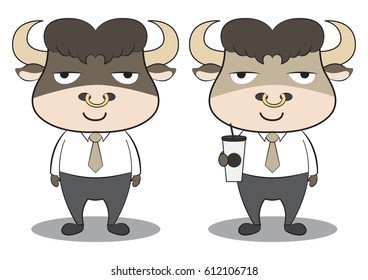 the bull cartoon