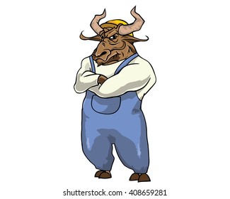 Bull Character - Carpenter