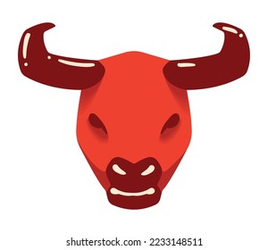 bull chinese zodiacal animal head