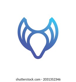 Bull, Cow, Angus, Cattle Head Vector Icon Logo Template