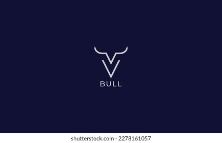 Bull, Cow, Angus, Cattle Head Vector Icon Logo Template