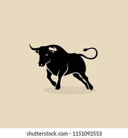 Bull, cow icon - isolated vector illustration