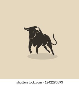 Bull, cow icon - isolated vector illustration