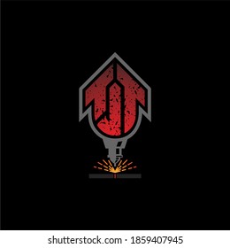 Bull design modern gradient color