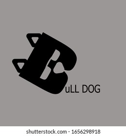 logotipo de perro toro vectorial usted puede este logotipo su bisnis o su empresa