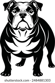 Bull Dog vector art work