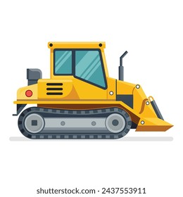 Bull Dozer Fahrzeug Vektor-Illustration