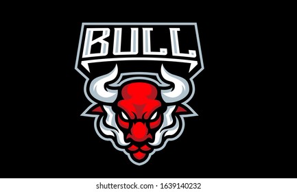 Bull Esports Mascot Logo Design-01