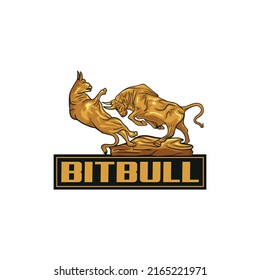  bull fight logo that dominates the match