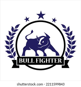 Bull Fighter Logo In Vector File