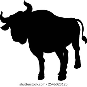 Bull Financial Icon for Stock Market, Investment Themes