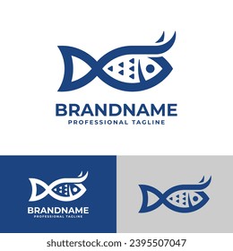 Bull Fish Logo, suitable for business related to Bull and Fish