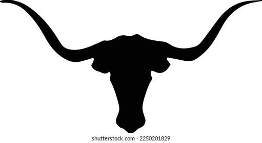 Bull Head clipart - (Editable file) - Vector Illustration