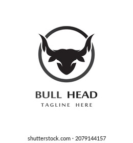 bull head horn logo and images