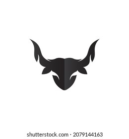 bull head horn logo and images