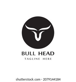 bull head horn logo and images