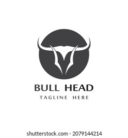 bull head horn logo and images