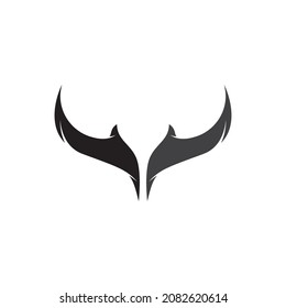 bull head horn logo and images