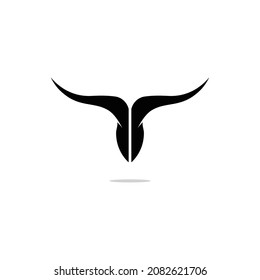 bull head horn logo and images