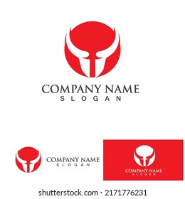 Bull head horn red logo animal 
