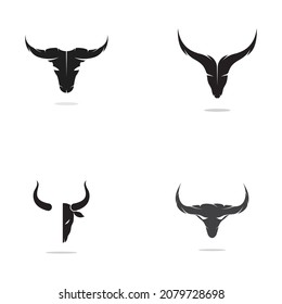 bull head horn vector images