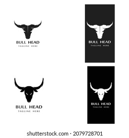 bull head horn vector images
