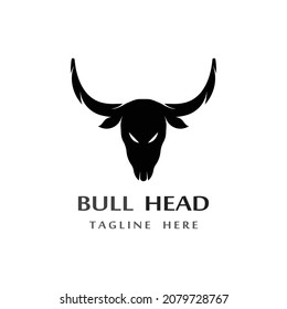 bull head horn vector images