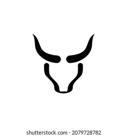 bull head horn vector images