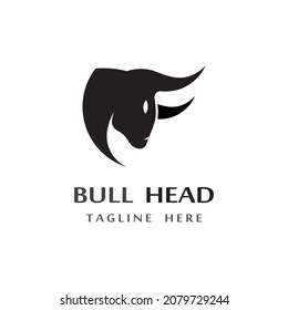 bull head horn vector images
