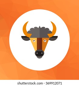 Bull head icon