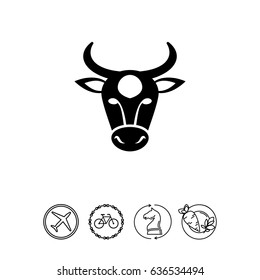 Bull head icon