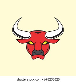 BULL HEAD ICON LOGO