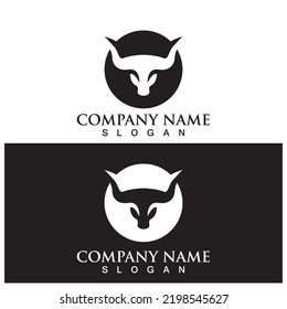 bull head icon vector illustration template design