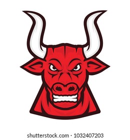 bull head illustration