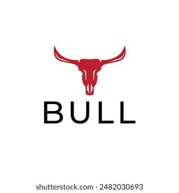 Bull  head  image. Vector illustration