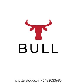 Bull  head  image. Vector illustration