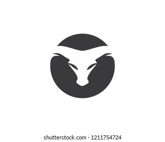 Bull head logo