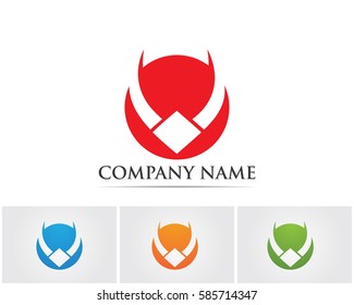 Bull head logo