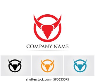 Bull head logo