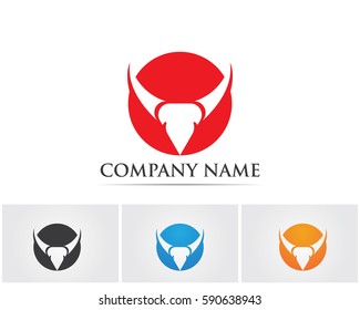 Bull head logo