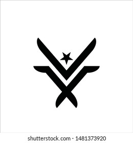 Bull Head logo. Buffalo or Cow Vector Icon. 