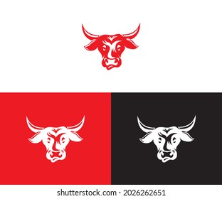 bull head logo design Creative Modern Trendy