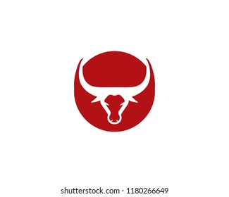 Bull head logo icon