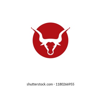 Bull head logo icon