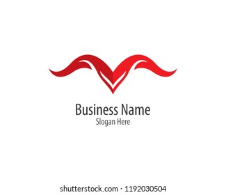 Bull head logo icon