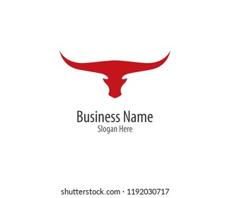 Bull head logo icon